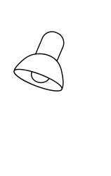 How to draw  Lamp - Step 2