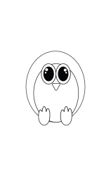 How to draw  Penguin - Step 6