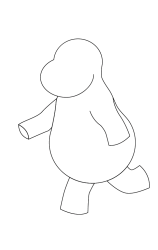 How to draw  Hippo - Step 2