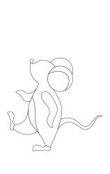 How to draw  Mouse - Step 4