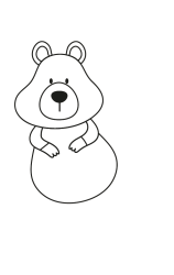 How to draw  Quokka - Step 3