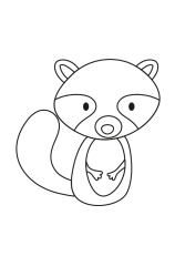 How to draw  Raccoon - Step 4