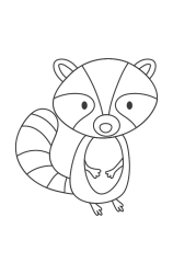 How to draw  Raccoon - Step 5
