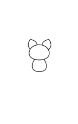 How to draw  Bat - Step 2