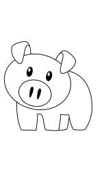 How to draw  Pig - Step 4