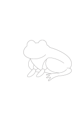 How to draw  Frog - Step 4