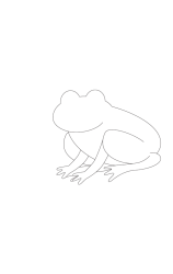 How to draw  Frog - Step 6