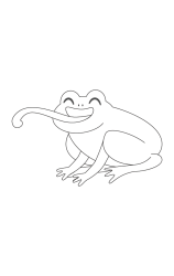 How to draw  Frog - Step 7