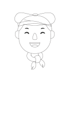 How to draw  Artist - Step 4