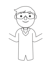 How to draw  Chemist - Step 4