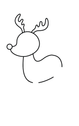 How to draw  Deer - Step 2