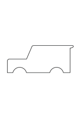 How to draw a jeep car - Step 1