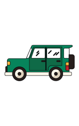How to draw a jeep car - Step 5