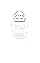 How to draw robot - Step 2