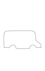 How to draw a food truck - Step 1