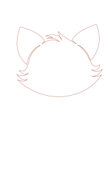 How to Draw a Cat step by step - Step 1