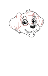 How to Draw a Puppy Dog - Step 3