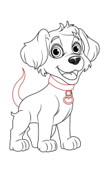 How to Draw a Puppy Dog - Step 6