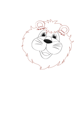 How to draw a lion - Step 5