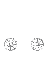 How to draw a bicycle for kids EASY step by step - Step 1