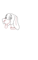 How to draw a puppy dog - Step 3