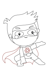 How to Draw A Superhero (Step by Step) - Step 7