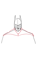 How to draw a batman step by step - Step 5