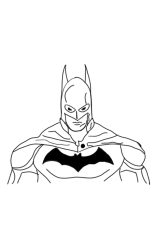 How to draw a batman step by step - Step 11