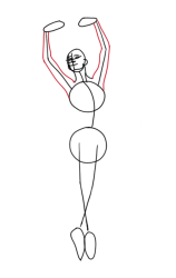 How to draw a ballet dancer step by step - Step 5