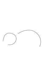 How to draw a bunny easy step by step - Step 1