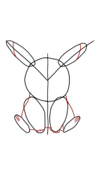 How to draw pikachu step by step - Step 3