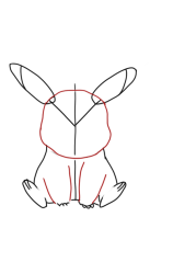 How to draw pikachu step by step - Step 4