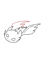 How to draw a dragon easy step by step - Step 6