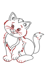 How do you draw a cat step by step - Step 5