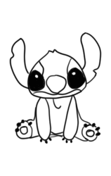How to draw stitch step by step - Step 8