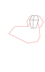 How to draw a dog easily step by step - Step 2