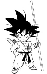 How to draw a goku - Step 10