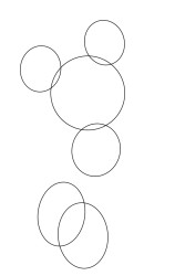 How to draw minnie mouse step by step - Step 1