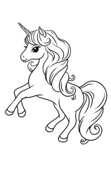 Step by step how to draw a unicorn - Step 10