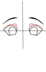How to draw a anime eye step by step - Step 4
