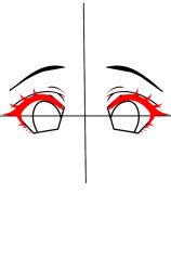 How to draw a anime eye step by step - Step 5