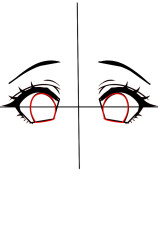 How to draw a anime eye step by step - Step 6