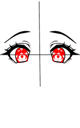 How to draw a anime eye step by step - Step 7