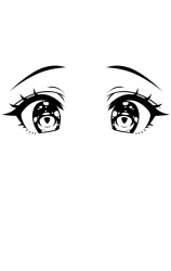 How to draw a anime eye step by step - Step 8