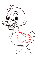 How to draw a duck step by step - Step 5