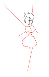 How to draw a fairy step by step - Step 2