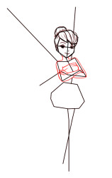 How to draw a fairy step by step - Step 4