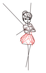 How to draw a fairy step by step - Step 5