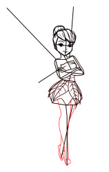 How to draw a fairy step by step - Step 6