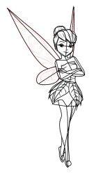 How to draw a fairy step by step - Step 8